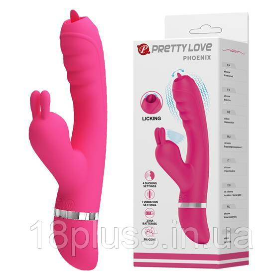 Вібратор - Pretty Love Phoenix Vibrator Pink, фото 1