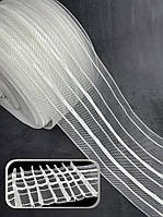 Широка прозора тасьма для тюлі, штор зборка "олівець" (широка 10 см)