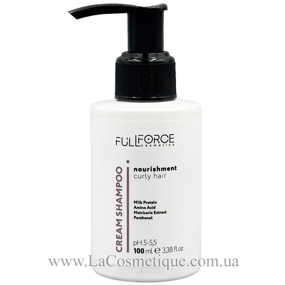 Шампунь для кудрявого волосся Full Force cream shampoo curly hair 100 мл, фото 1