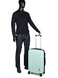 Валіза Франція середня M м'ятна 66х42х26(+5)см/74л/3.5кг/Worldline 623, фото 10