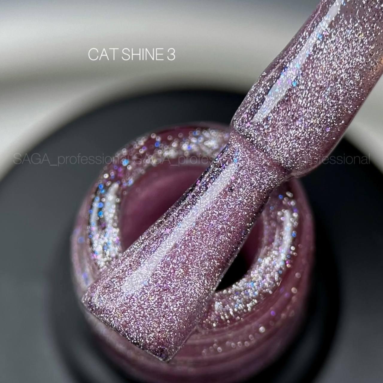Гель-лак для нігтів Saga Cat Shine "Котяче Око" №03 8 мл - фото 1 - id-p2218870957