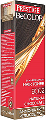 Відтінковий бальзам для волосся Vip's Prestige BeColor BC 02 натуральні шоколад 100 ml