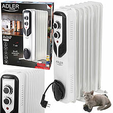 Оливний радіатор, нагрівач Adler AD 7815 (1500 Вт, 7 ребер, Польща)
