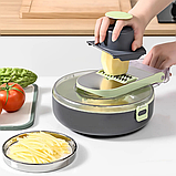 Універсальна багатофункціональна Терка-Овочерізка Vegetable Cutter 9в1, фото 3