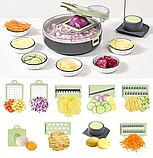 Універсальна багатофункціональна Терка-Овочерізка Vegetable Cutter 9в1, фото 4