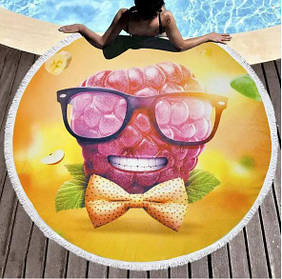 Пляжний круглий килимок