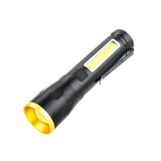 💚Ліхтар потужний ручний акумуляторний тактичний BL-C65 P50 + COB бічна підсвітка, фото 1