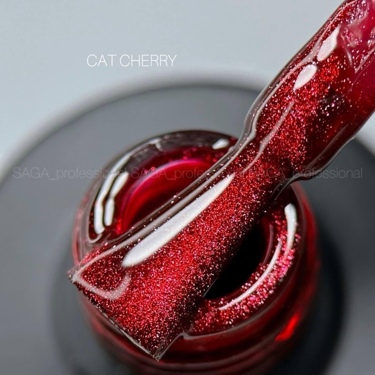 Гель-лак для нігтів Saga Cat Shine "Котяче Око" №13 Cherry 8 мл - фото 1 - id-p2218976096