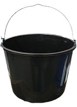 Відро пластикове будівельне 12л з металевою дужкою та мірною шкалою Stren Pro SIM10000133