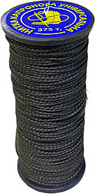 Нитка капронова для ручного шиття підошви, взуття, шкіри, документів текс-375 100м. Хакі