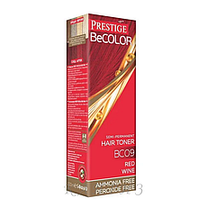 Відтінковий бальзам для волосся Vip's Prestige BeColor BC 09 винно-червоний 100 ml