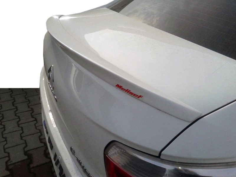 Лип спойлер Meliset на Citroen C-Elysee 2012+ Сабля на багажник Сітроен Ц-Елізі під фарбування, фото 1