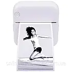 Портативний Bluetooth принтер + Подарунок 1шт термопаперу / Міні принтер для друку з телефону / Термопринтер, фото 5