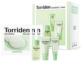 Сіт мініатюр балансувальної косметики з центелою Torriden Balanceful Skin Care Trial Kit 10+20+30 + 2 шт.