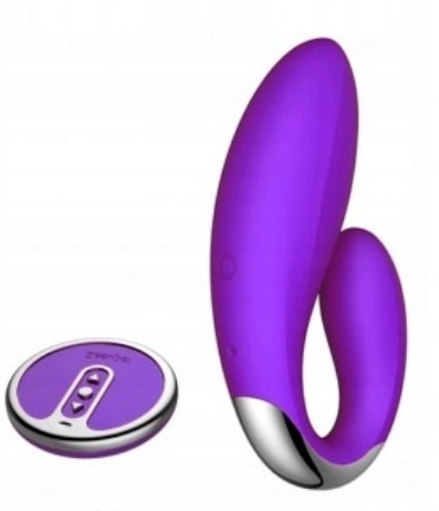 Вібратор секс стимулятор для пар Besuper 3в1 стимуляція клітора та точки G фіолетовий, фото 1