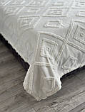 Покривало "Олаф", 100% cotton, молочний колір (Розміри і кольори в асортименті), фото 7