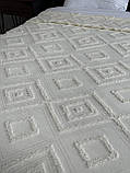 Покривало "Олаф", 100% cotton, молочний колір (Розміри і кольори в асортименті), фото 10