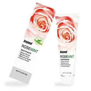 Бейонд Pearl White Rose-Mint 130г Отбеливающая зубная паста Роза-мята