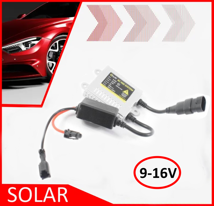 Блок ксенону розпалювання 9-16 V "SOLAR" (Super Slim Premium Ballast) 35wt 1 шт
