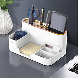Офісний настільний органайзер для канцелярії ручок та маркерів олівців - оригінал