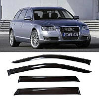 Дефлекторы боковых окон Audi A6 Avant Ауди А6 универсал 4F С6 2005-2011 ветровики