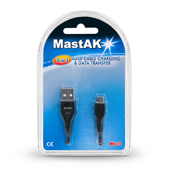Кабель microUSB MastAK MRS-15 (1м), фото 1