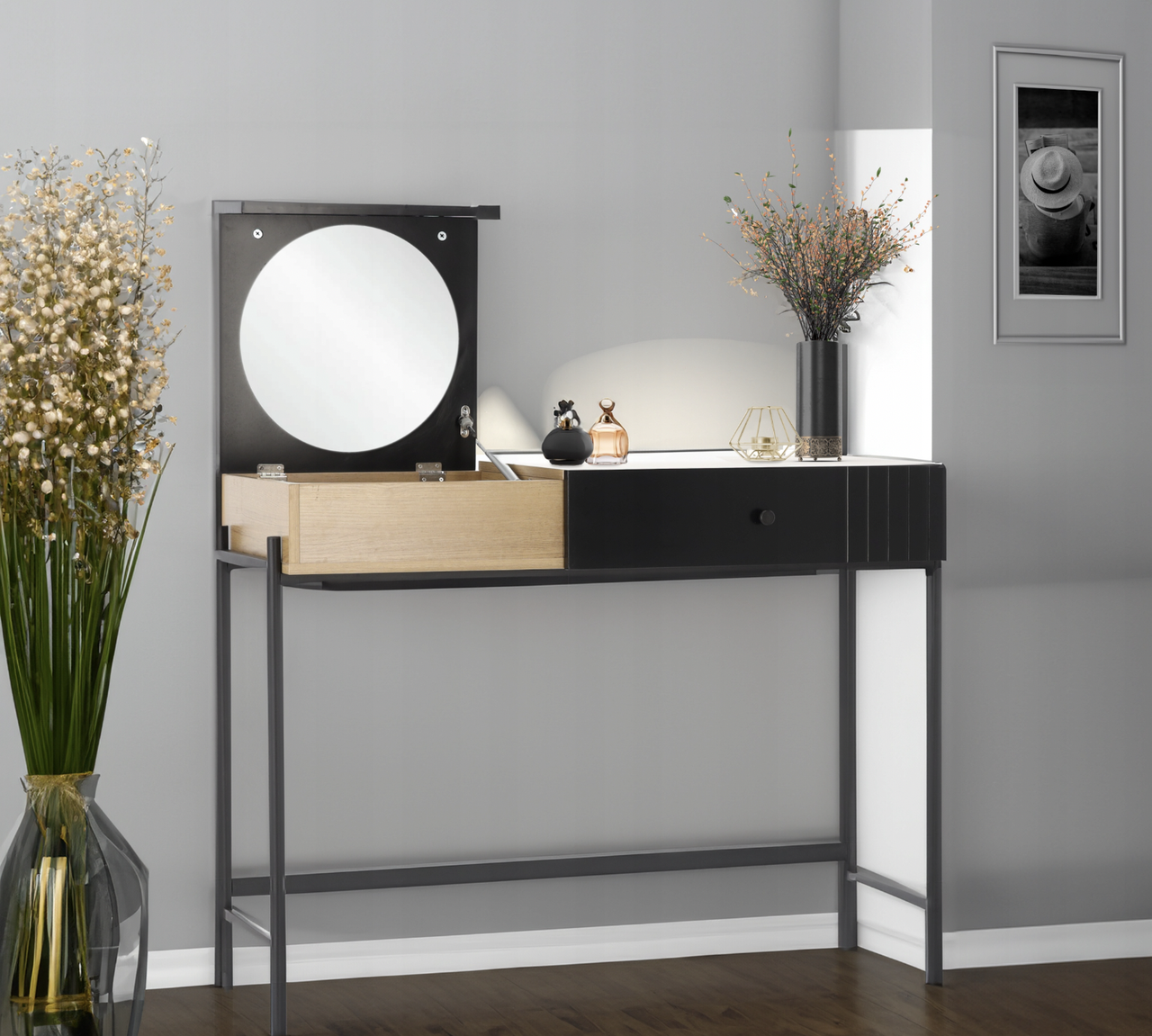 Туалетний косметичний столик LOFT RETRO 100x40x79см Польша