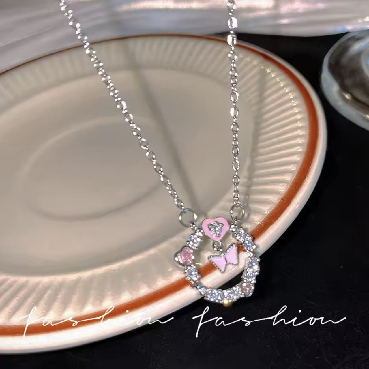 Подвеска с бабочкой кулон б бабочкой и цирконами в стиле y2k (ID ...