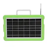🧡LED Ліхтар Solar Lighting System GD-7720, з сонячною панеллю, повербанк, FM радіо, фото 4