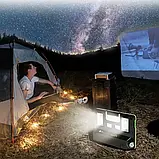 🧡LED Ліхтар Solar Lighting System GD-7720, з сонячною панеллю, повербанк, FM радіо, фото 8