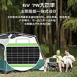 🧡LED Ліхтар Solar Lighting System GD-7720, з сонячною панеллю, повербанк, FM радіо, фото 10