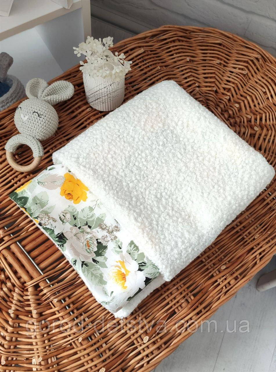 Дитячий плюшевий плед для новонародженого літній весняний осінній пледик в пологовий будинок плед в коляску, фото 1