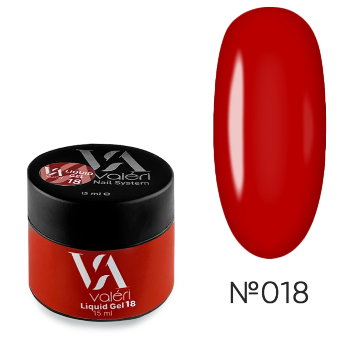 Гель для укріплення нігтів Valeri Liquid Gel №018 15 мл