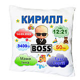 Подушка з принтом "Baby Boss" (20465), фото 2