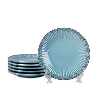 Набір із 6-ти десертних тарілок Venezia Turch Bizzirri