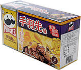 Пак чіпсів Pringles Tokai Limited Edition зі смаком курячих крилець 3х53г, фото 7