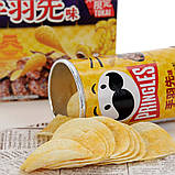 Пак чіпсів Pringles Tokai Limited Edition зі смаком курячих крилець 3х53г, фото 5