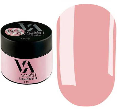 Гель для зміцнення нігтів Valeri Liquid Gel №012 15 мл, фото 1
