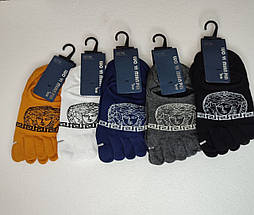 Набір короткі чоловічі шкарпетки з пальцями Vеrsасе (39-42) сліди 5 пар, фото 2