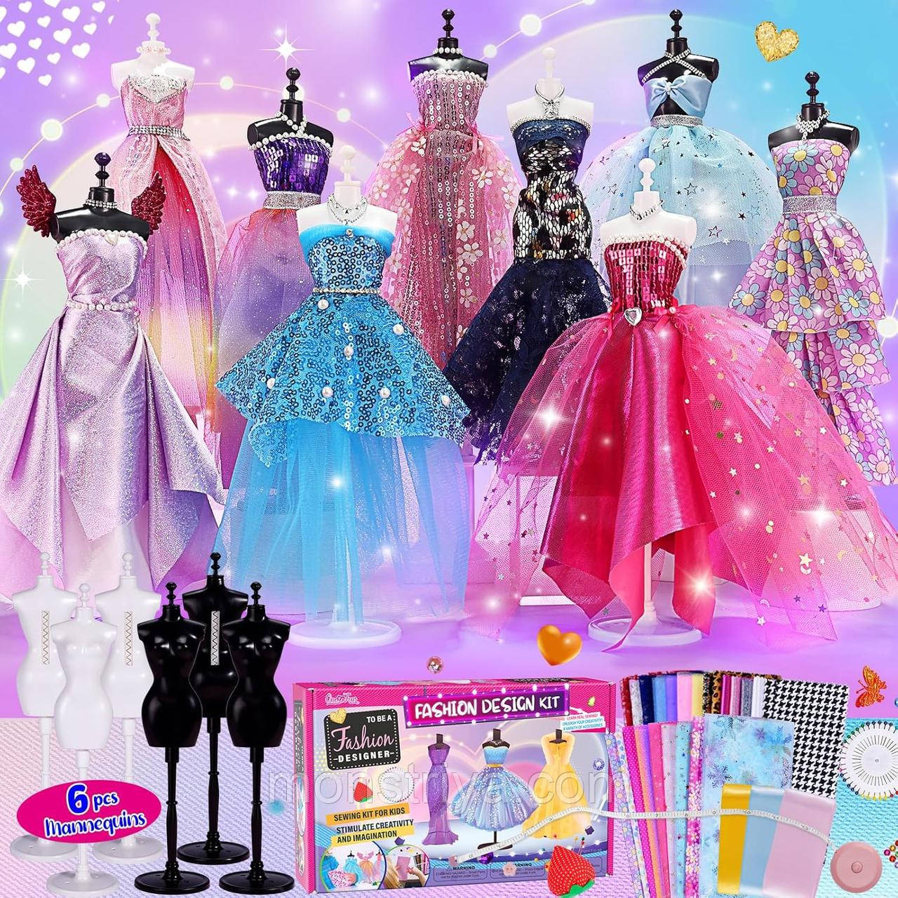 Набір для творчості та рукоділля, набір для дизайну одягу, для ляльок, фото 1