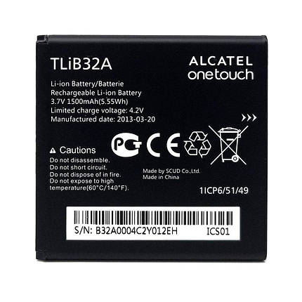 Акумулятор Alcatel TLIB32A / TLIB5AB / BY78 (1650 mAh), фото 1