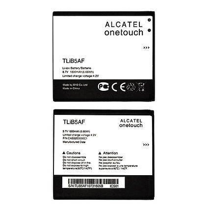 Акумулятор Alcatel TLiB5AF / CAB1800007C1 (1800 mAh), фото 1