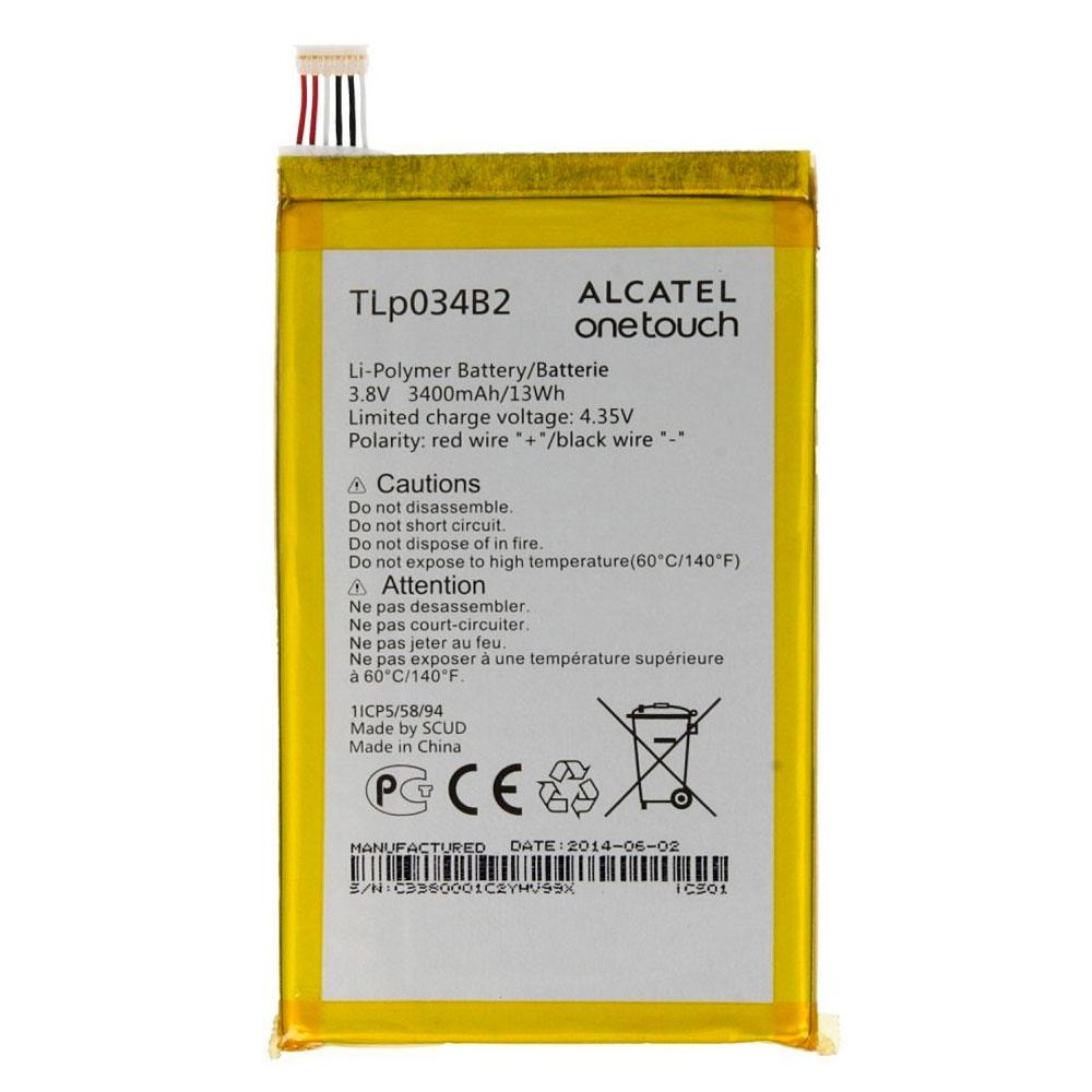 Акумулятор Alcatel TLp034B1 / TLp034B2 (3400 mAh)