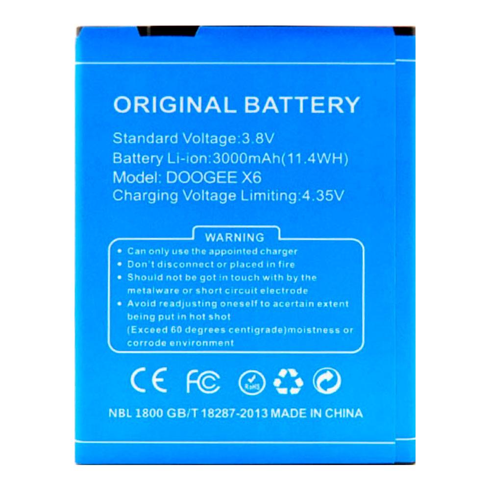 Акумулятор Doogee X6 / X6 Pro (3000 mAh)