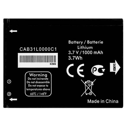 Акумулятор Alcatel CAB31L0000C1 / CAB3120000C1 / CAB31L0000C2 (1000 mAh), фото 1