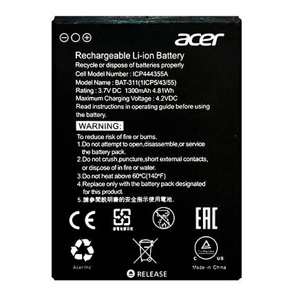 Акумулятор Acer BAT-311 / BAT-6113 (1300 mAh), фото 1