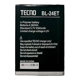 Акумулятор Tecno BL-24ET для Tecno POP 1 Pro (2430 mAh)