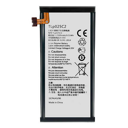 Акумулятор Alcatel TLp025C2 / TLp025C1 для Alcatel Pop 4 Plus 5056D (2500 mAh), фото 1