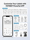 Принтер етикеток наклейок Niimbot B1, термопринтер | + рулон етикеток, фото 7