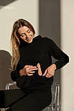 Худі для вагітних та годуючих Dortmund S (42) Lullababe Чорний, фото 9